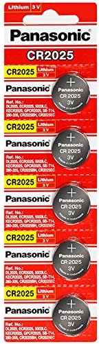 Panasonic CR2025 3 וולט הליתיום בסוללה (חבילה של 100)