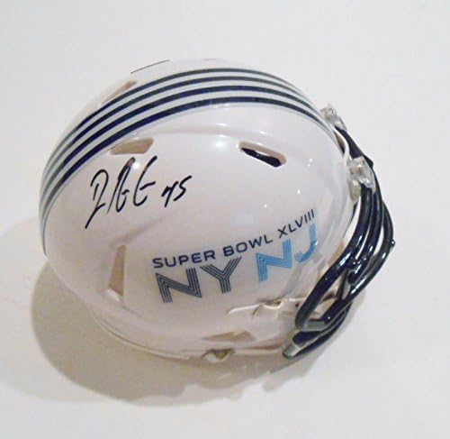 דומיניק רוג ' רס-שזה הוא חתם על סופרבול 48 מיני הקסדה w/COA XLVIII 1 - חתום NFL מיני קסדות
