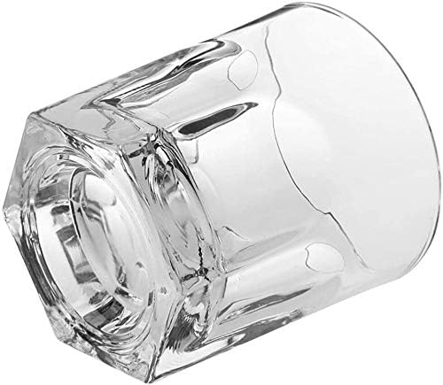 BBCVTREQALead-חינם קריסטל הגשה, וויסקי זכוכית, סט של 2 כוסות ויסקי, כבד ייחודי בכוס זכוכית יוקרה עבודת יד בר משקפיים
