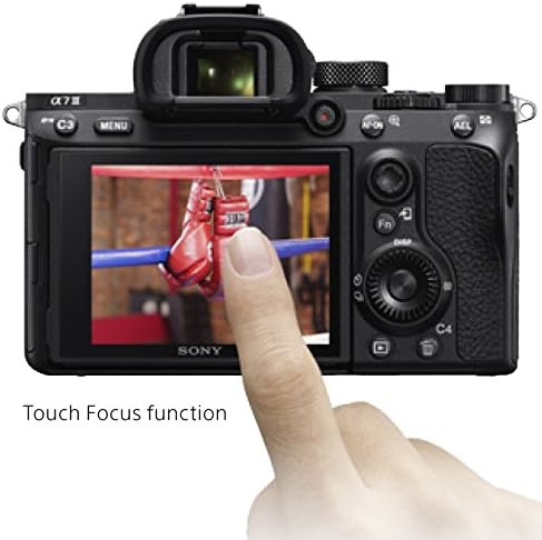 Sony a7III מלא מסגרת ראי להחלפה מצלמה עדשה גוף צרור עם 128GB כרטיס זיכרון, חצובה, רך תיק נשיאה על Cyber-Shot ו-אלפא