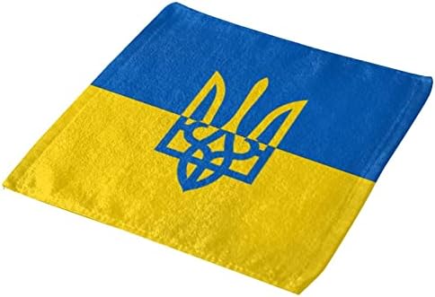 האוקראיני דגל מרובע מגבת 13*13in 2 יח'