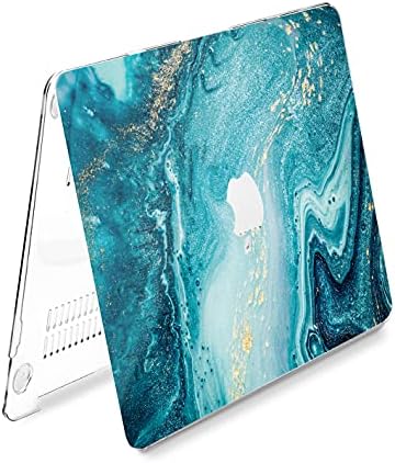 Cavka קשה התרמיל חלופי עבור ה-MacBook Pro 13 A2338 2020 אוויר 13 A2179 רשתית 2015 מק 11 מק 12 אמנות עיצוב נצנצים ירקרק,