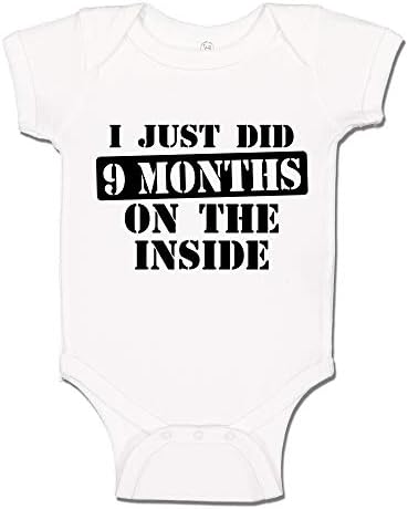 אני רק עשיתי 9 חודשים בפנים תינוק אחד חתיכת בגד גוף לתינוק