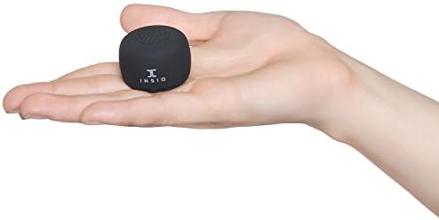 הקטן ביותר בעולם נייד Bluetooth רמקול - איכות שמע מעולה על גודלו - 30+ מטר טווח - צילום סלפי כפתור שיחות טלפון תשובה