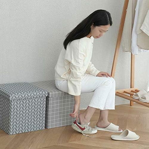 אחסון העות ' מאנית הביתה יצירתי תיבת אחסון יכול לשבת ספה ספסל מבוגר בחדר לשנות את הנעל הספסל Multi-פונקציה כותנה פשתן
