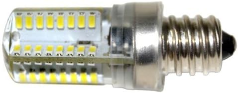 HQRP 7/16 110V הנורה LED מגניב לבן תואם עם Janome (בית חדש) MC5500 / MC6000 / MC7000 / MC7500 / זיכרון 7 / RE3000 /