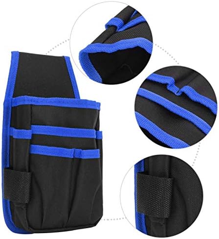 בד אוקספורד כלי מותן כיס נייד כלי פאוץ ' עם חגורה משולבת עם 1 XWaist חגורת מבוגרים לחיצוני טיפוס הרים(כחול עם קצה החגורה)